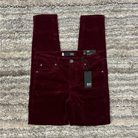 KUT From The Kloth Diana Skinny Jeans Sz 2 NWT | KUT Corduroy Skinny Jeans NWT* - Picture 1 of 13
